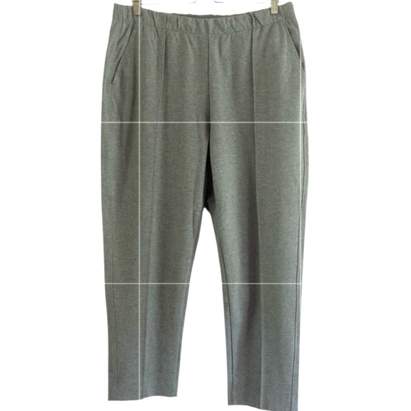 Everlane The Dream Pant Organic Cotton Blend Pull On Grey Size XL - Picture 6 of 15